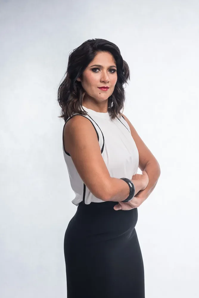 Retrato de Amarilys Urtubia, especialista em Gestão e Governança de Projetos SAP